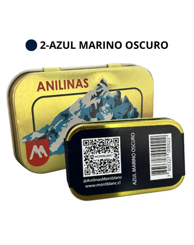 2-AZULMARINOOSCURO Anilina Montlanc - Cajita Dorada