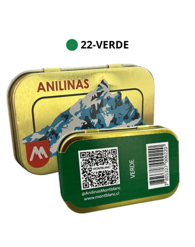 22-VERDE Anilina Montlanc - Cajita Dorada