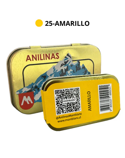 25-AMARILLO Anilina Montlanc - Cajita Dorada