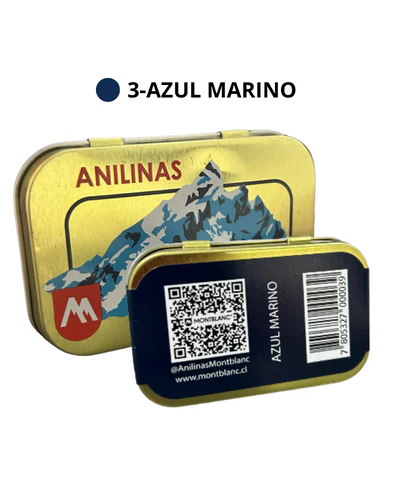 3-AZULMARINO Anilina Montlanc - Cajita Dorada