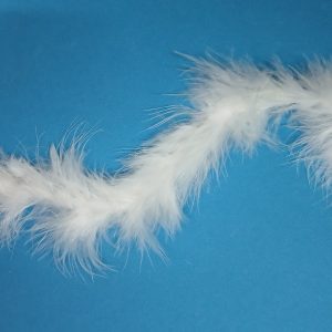 Boa de plumas Blanco