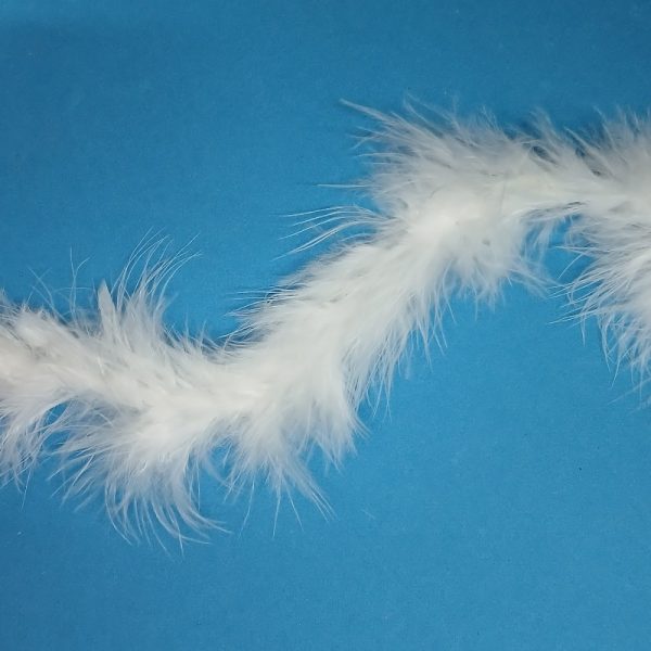 Boa de plumas Blanco