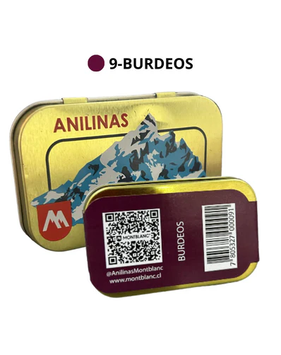 9-BURDEOS Anilina Montlanc - Cajita Dorada